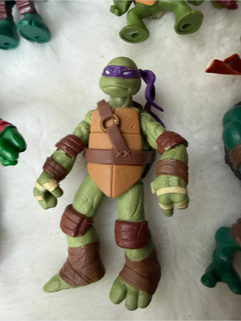 Teenage Mutant Ninja Turtle Lot including Raphael Skateboard 2003